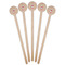 Dalmation Wooden 6" Stir Stick - Round - Fan View