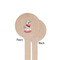 Dalmation Wooden 7.5" Stir Stick - Round - Single Sided - Front & Back