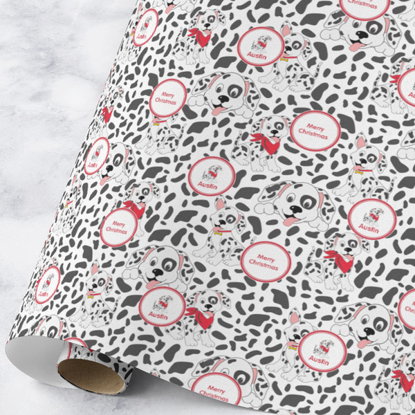 Custom Dalmation Wrapping Paper Roll - Large - Matte (Personalized)