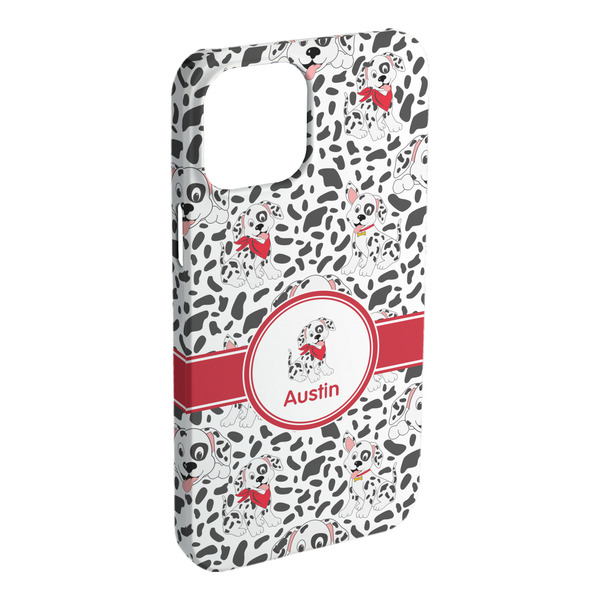 Custom Dalmation iPhone Case - Plastic - iPhone 15 Plus (Personalized)