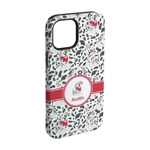 Custom Dalmation iPhone Case - Rubber Lined - iPhone 15 Pro (Personalized)