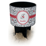 Dalmation Black Beach Spiker Drink Holder (Personalized)