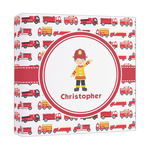 Firetrucks Canvas Print - 12x12 (Personalized)