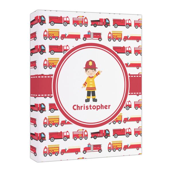 Custom Firetrucks Canvas Print - 16x20 (Personalized)