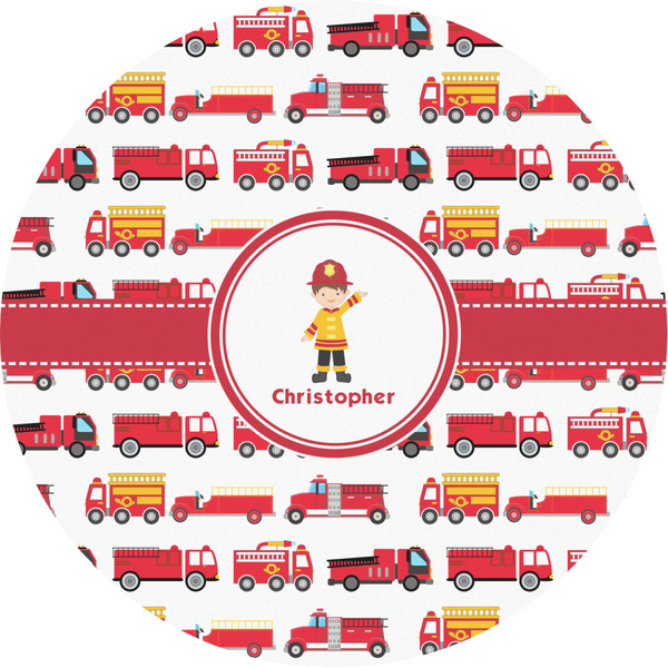 Custom Firetrucks Multipurpose Round Labels - 2" (Personalized)