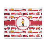 Firetrucks 8' x 10' Indoor Area Rug (Personalized)