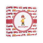 Firetrucks Canvas Print - 8x8 (Personalized)