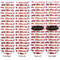 Firetrucks Adult Crew Socks - Double Pair - Front and Back - Apvl