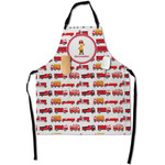 Firetrucks Apron With Pockets w/ Name or Text