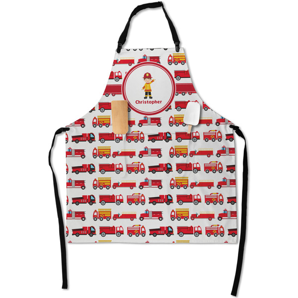 Custom Firetrucks Apron With Pockets w/ Name or Text