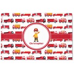 Firetrucks Woven Mat (Personalized)