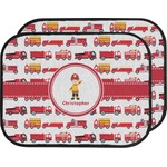 Firetrucks Car Floor Mats (Back Seat) (Personalized)