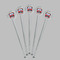 Firetrucks Clear Plastic 7" Stir Stick - Round - Fan View