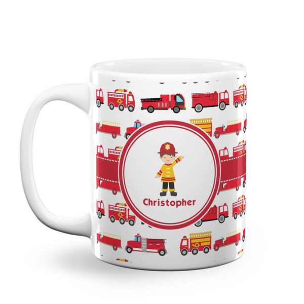 Custom Firetrucks Coffee Mug (Personalized)