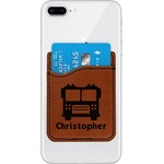 Firetrucks Leatherette Phone Wallet (Personalized)