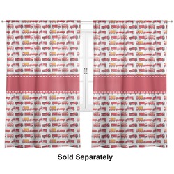 Firetrucks Curtain Panel - Custom Size