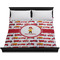 Firetrucks Duvet Cover - King - On Bed - No Prop