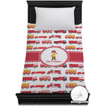 Firetrucks Duvet Cover - Twin XL (Personalized)