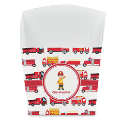 Firetrucks French Fry Favor Boxes (Personalized)