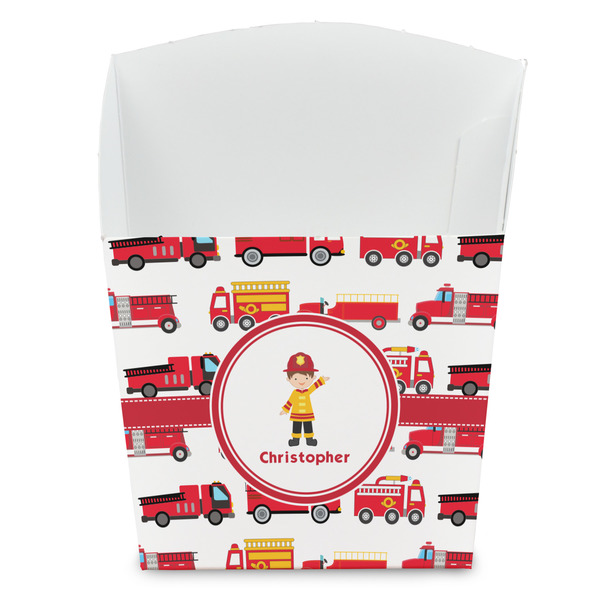 Custom Firetrucks French Fry Favor Boxes (Personalized)