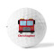 Firetrucks Golf Balls - Titleist - Set of 12 - FRONT