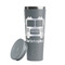 Firetrucks Grey RTIC Everyday Tumbler - 28 oz. - Lid Off