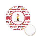 Firetrucks Printed Cookie Topper - 1.25" (Personalized)