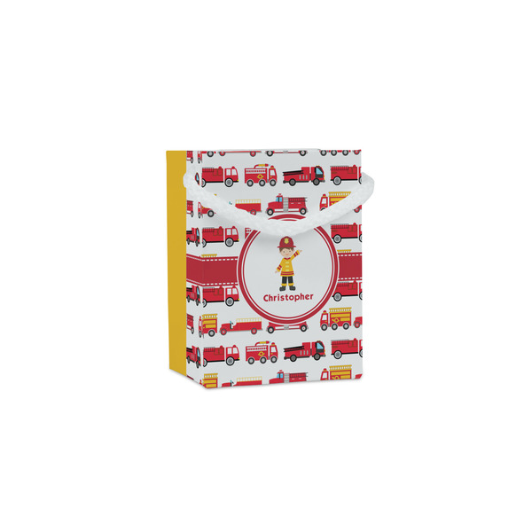 Custom Firetrucks Jewelry Gift Bags - Matte (Personalized)