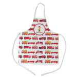 Firetrucks Kid's Apron w/ Name or Text