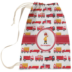 Firetrucks Laundry Bag - Large (Personalized)