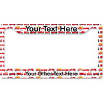 Firetrucks License Plate Frame - Style B (Personalized)