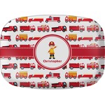 Firetrucks Melamine Platter (Personalized)