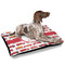 Firetrucks Outdoor Dog Beds - Large - IN CONTEXT