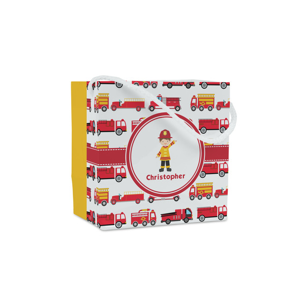 Custom Firetrucks Party Favor Gift Bags - Matte (Personalized)