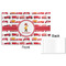 Firetrucks Disposable Paper Placemat - Front & Back