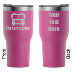 Firetrucks RTIC Tumbler - Magenta - Laser Engraved - Double-Sided (Personalized)