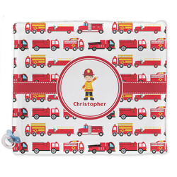 Firetrucks Security Blankets - Double Sided (Personalized)