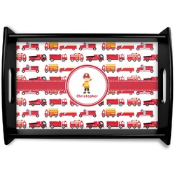 Firetrucks Wooden Tray (Personalized)