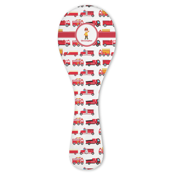 Custom Firetrucks Ceramic Spoon Rest (Personalized)