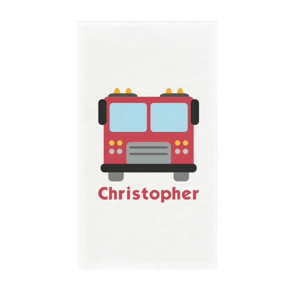 Custom Firetrucks Guest Towels - Full Color - Standard (Personalized)