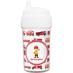 Firetrucks Toddler Sippy Cup (Personalized)