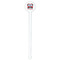 Firetrucks White Plastic 7" Stir Stick - Round - Single Stick