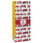 Firetrucks Wine Gift Bags (Personalized)