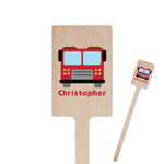 Firetrucks Rectangle Wooden Stir Sticks (Personalized)