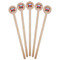 Firetrucks Wooden 7.5" Stir Stick - Round - Fan View