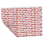 Firetrucks Wrapping Paper Sheets - Double-Sided - 20" x 28" (Personalized)