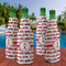 Firetrucks Zipper Bottle Cooler - Set of 4 - LIFESTYLE