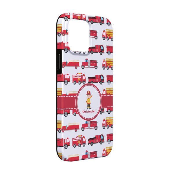 Custom Firetrucks iPhone Case - Rubber Lined - iPhone 13 (Personalized)