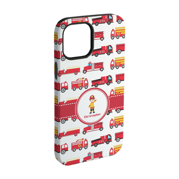 Custom Firetrucks iPhone Case - Rubber Lined - iPhone 15 (Personalized)