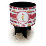 Firetrucks Black Beach Spiker Drink Holder (Personalized)